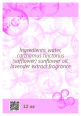 Bubbles Text Rectangle Bath Body Label